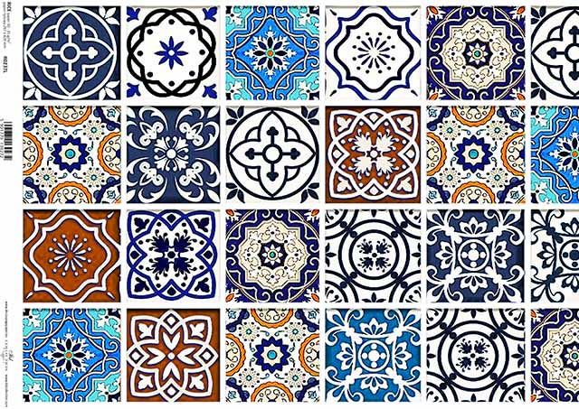 Decoupage Rice Paper - A3 - 1 piece - 0237L