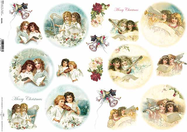 Decoupage Rice Paper - A3 - 1 piece - 0348L
