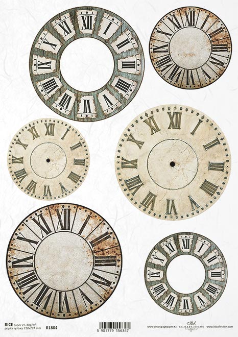 Decoupage Rice Paper - A4 - 1 piece - 1804