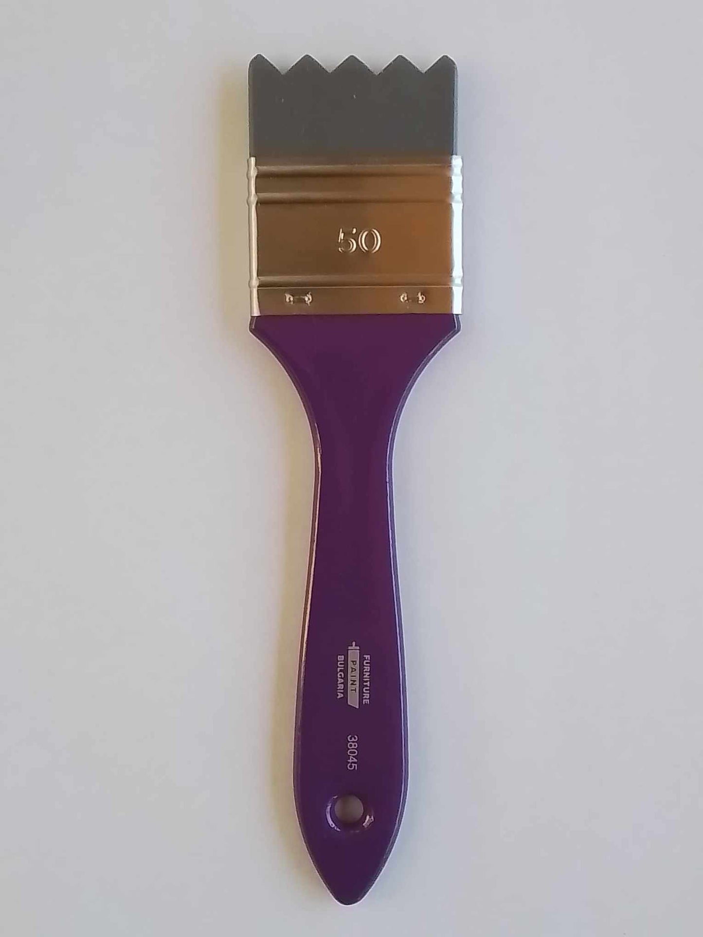 Silicone Trowel Brush 'Triangle Edge' - 50mm
