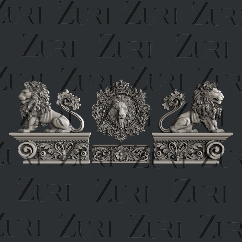 Zuri Baroque Lions