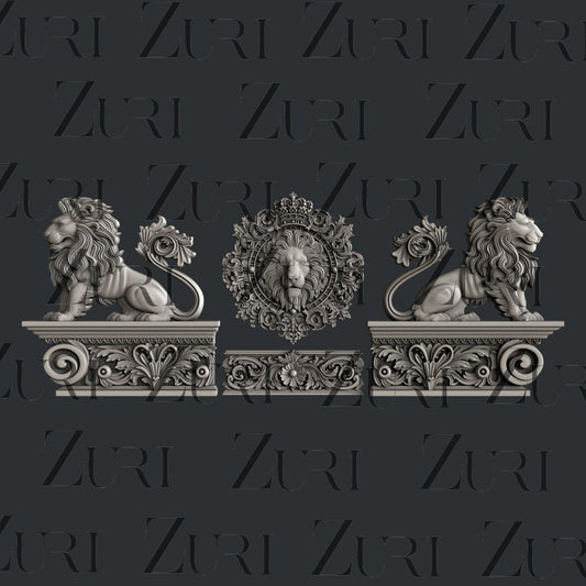 Zuri Baroque Lions