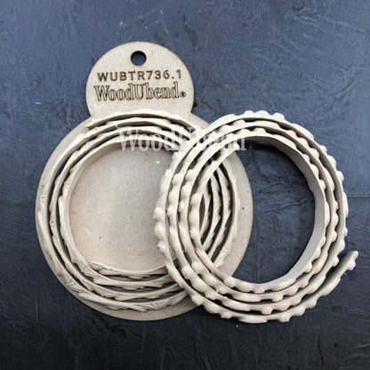 Pack of Two C scroll & Bead Trims TR736.1
