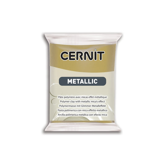 CERNIT Metallic polymer clay block - 56 g (2 oz) - Antique Gold