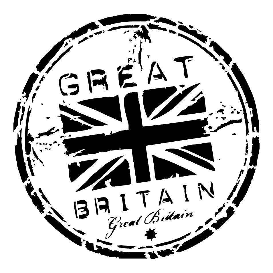 Artisan Enhancements - Stencil - Great Britain Stamp