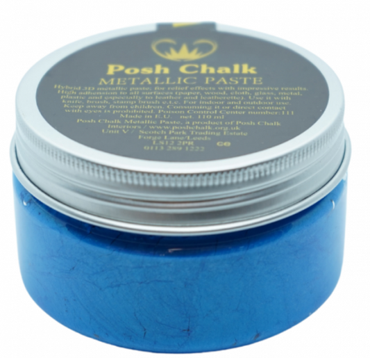 Posh Chalk Smooth Metallic Paste - - Blue Fhtalo -