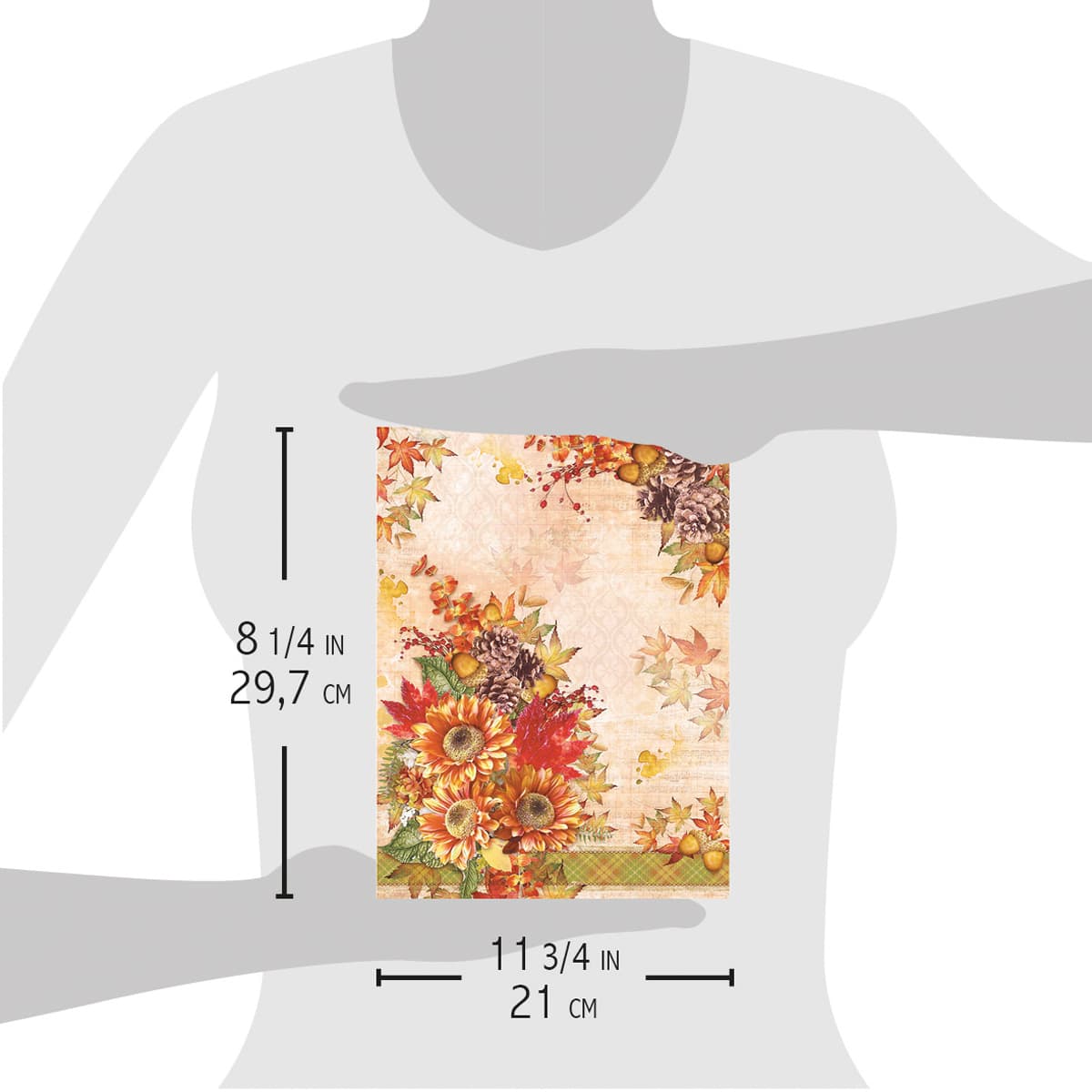 Piuma A4 Decoupage Paper - Summer into Fall - CBRP057