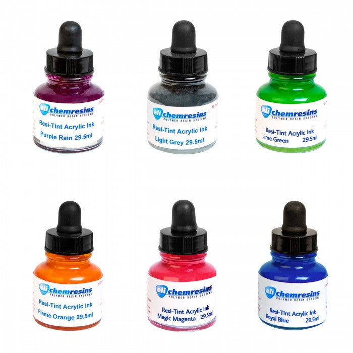 Eli-Chem Resi-TINT MAX Acrylic Ink Pigments 29.5ml