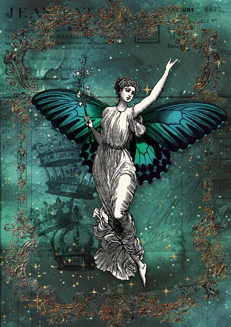 Decoupage Queen - Fairy Queen - A4