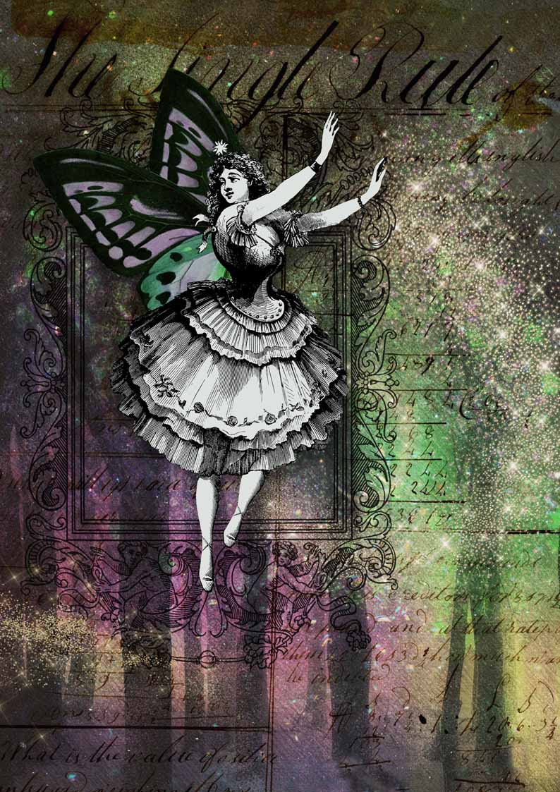 Decoupage Queen - Northern Lights Fairy - A4