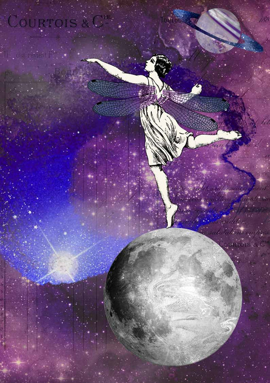 Декупаж Queen - Dancing on the Moon - A4