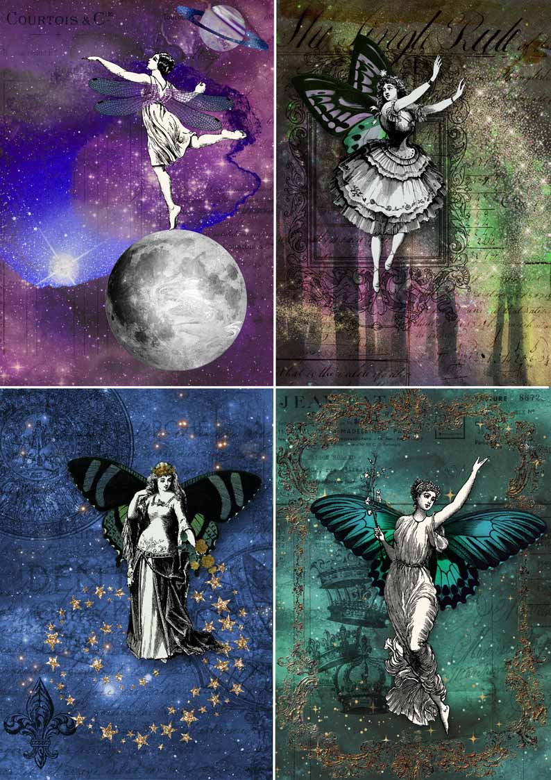 Decoupage Queen - Fairies - A3