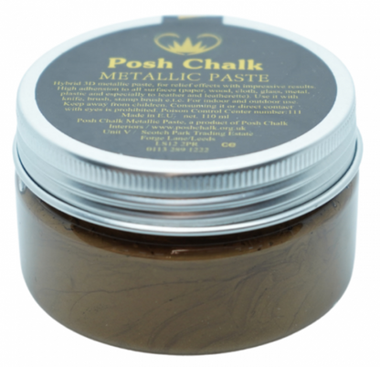 Posh Chalk Smooth Metallic Paste - Deep Gold - Дълбоко злато