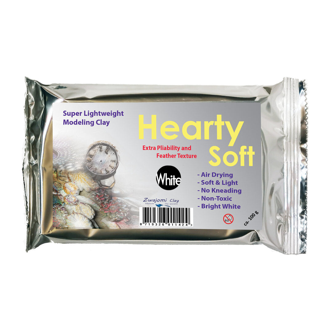 Hearty Soft Lightweight Modelling Clay, 100g