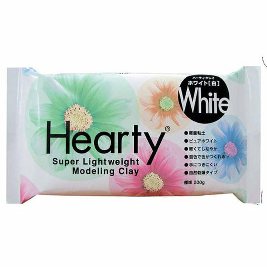 Hearty Super Lightweight Modelling Clay, white, 180g