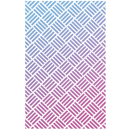 Ciao Bella MS021 - Stencil - Rug - 12.7 x 20.3cm