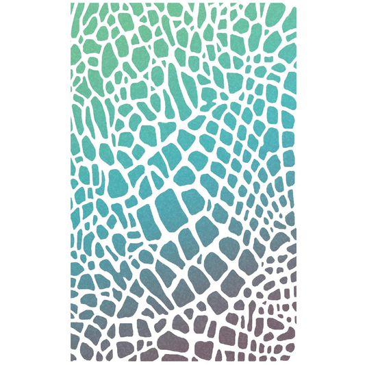 Ciao Bella MS025 - Stencil - Crocodile - 12.7 x 20.3cm