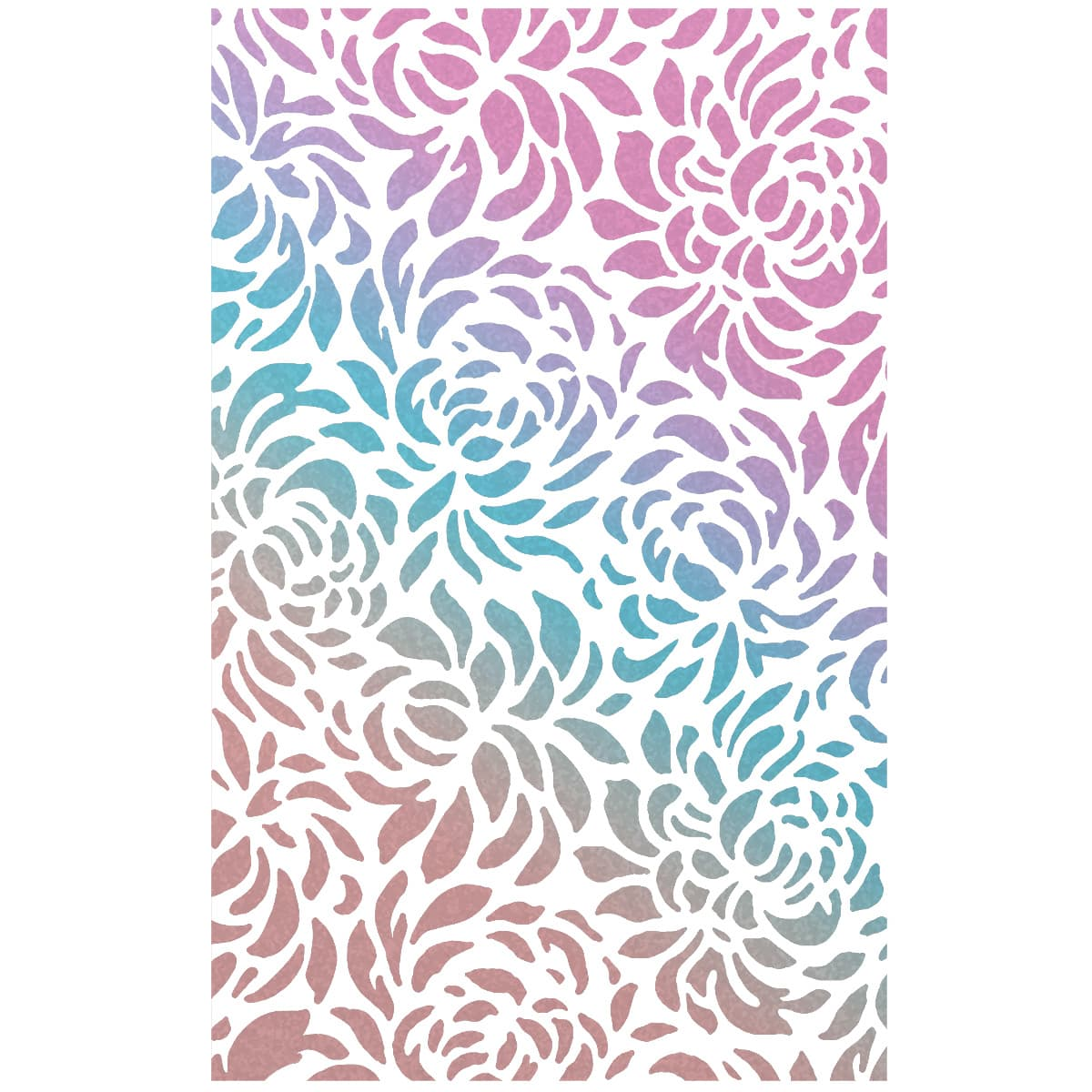 Ciao Bella MS033 - Шаблон - Флорални - 12,7 x 20,3 cm