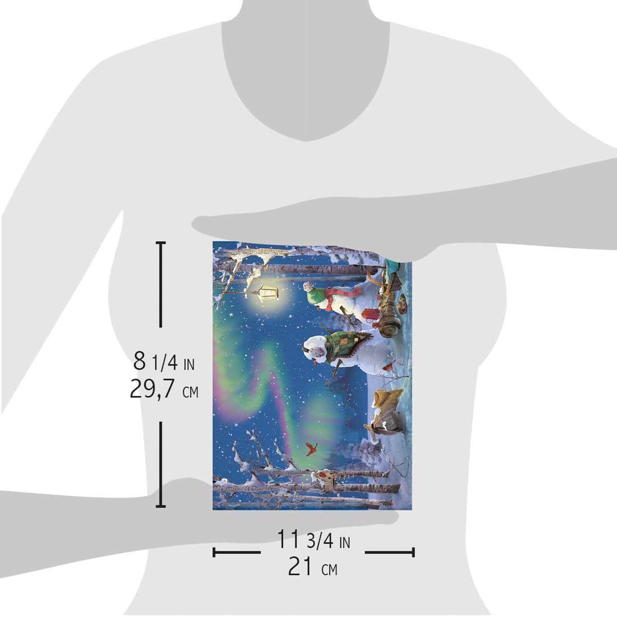 Piuma A4 Decoupage Paper - Northern Lights - CBRP130