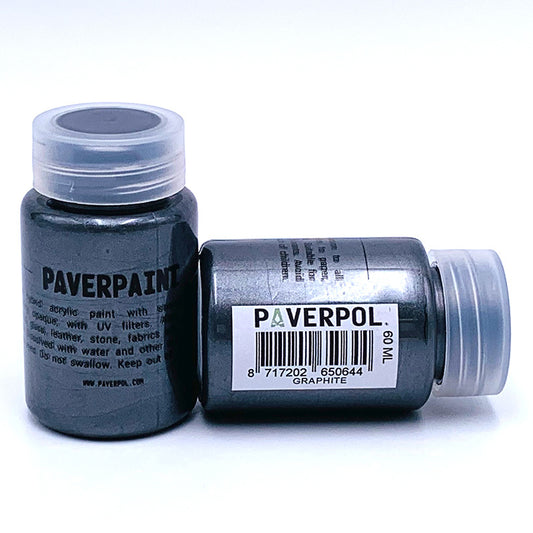 Paverpaint Acrylic Metallic Paint - Graphite - 60ml