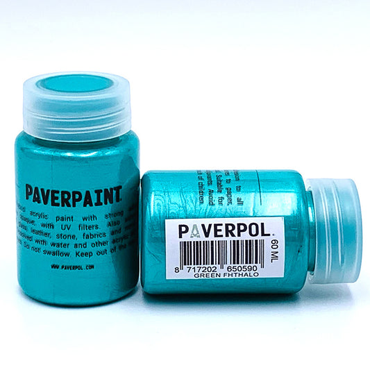 Paverpaint Акрилна метална боя - Green Fhtalo - 60мл