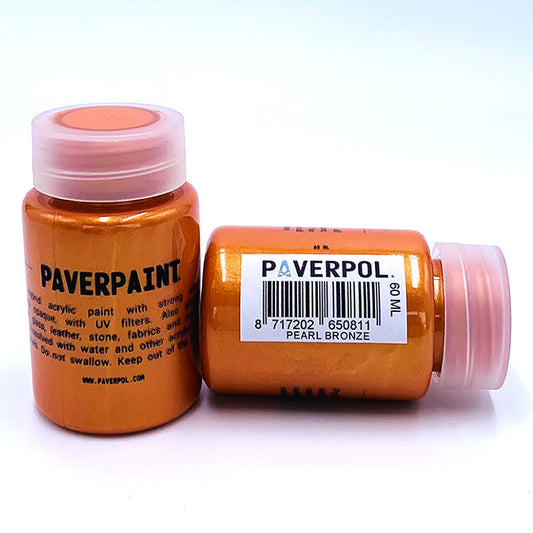 Paverpaint Акрилна метална боя - перлен бронз - 60 мл