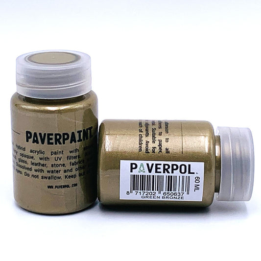 Paverpaint Acrylic Metallic Paint - Green Bronze - 60ml
