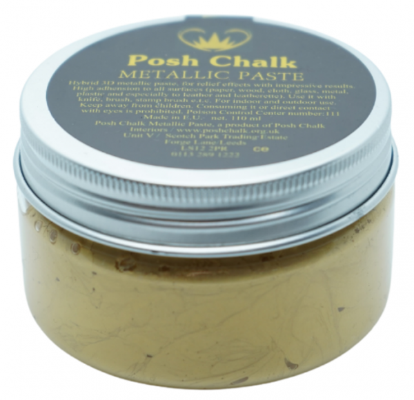 Posh Chalk Smooth Metallic Paste - Pearl Gold - Пърл злато