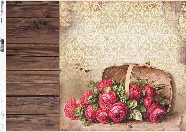 Decoupage Rice Paper - A3 - 1 piece  - 0239L