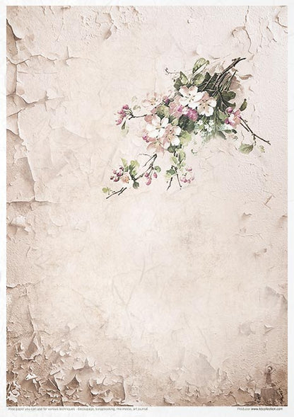 Decoupage Rice Paper - Rosy Summertime Creative Set - 20 pieces  - RS022