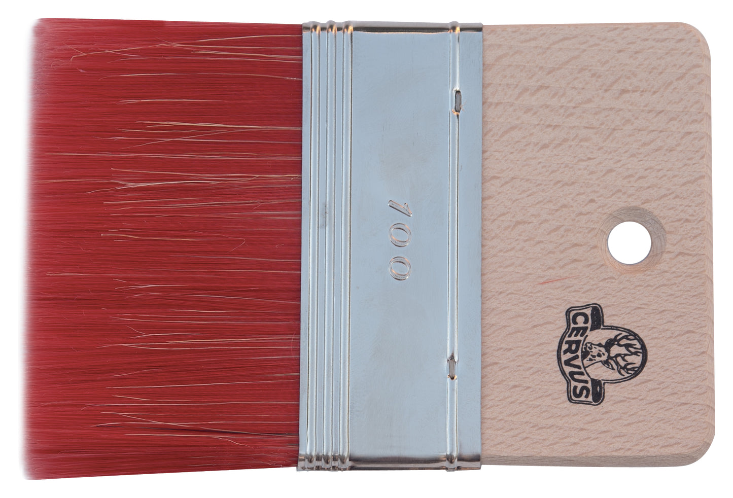 Finishing & Blending Brush -  Soft Synthetic Red Filaments