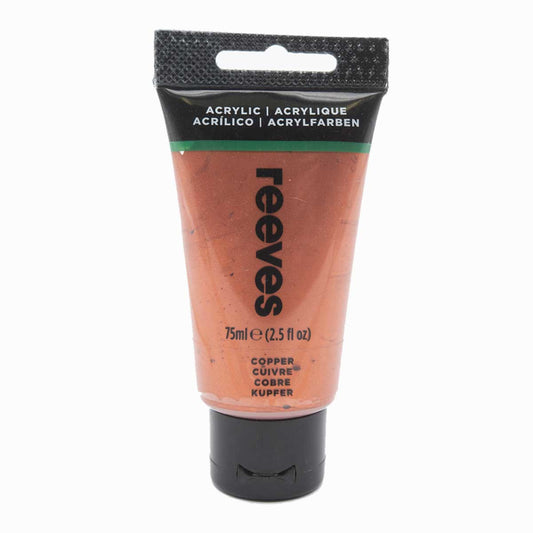 Reeves Acrylic Paint - 75ml - Copper