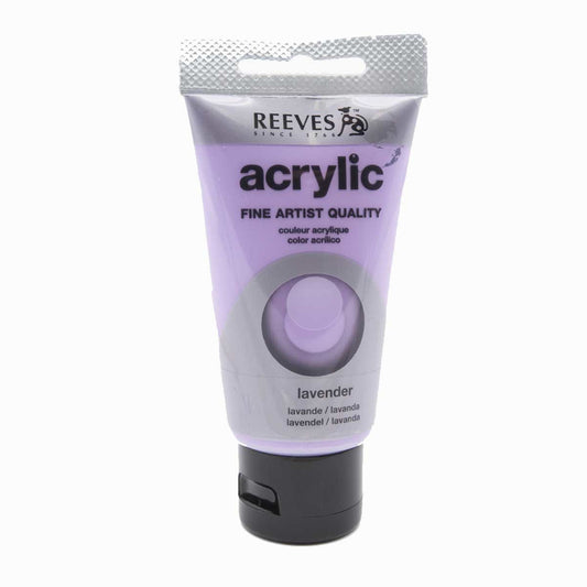 Reeves Acrylic Paint - 75ml - Lavender - Лавaндула