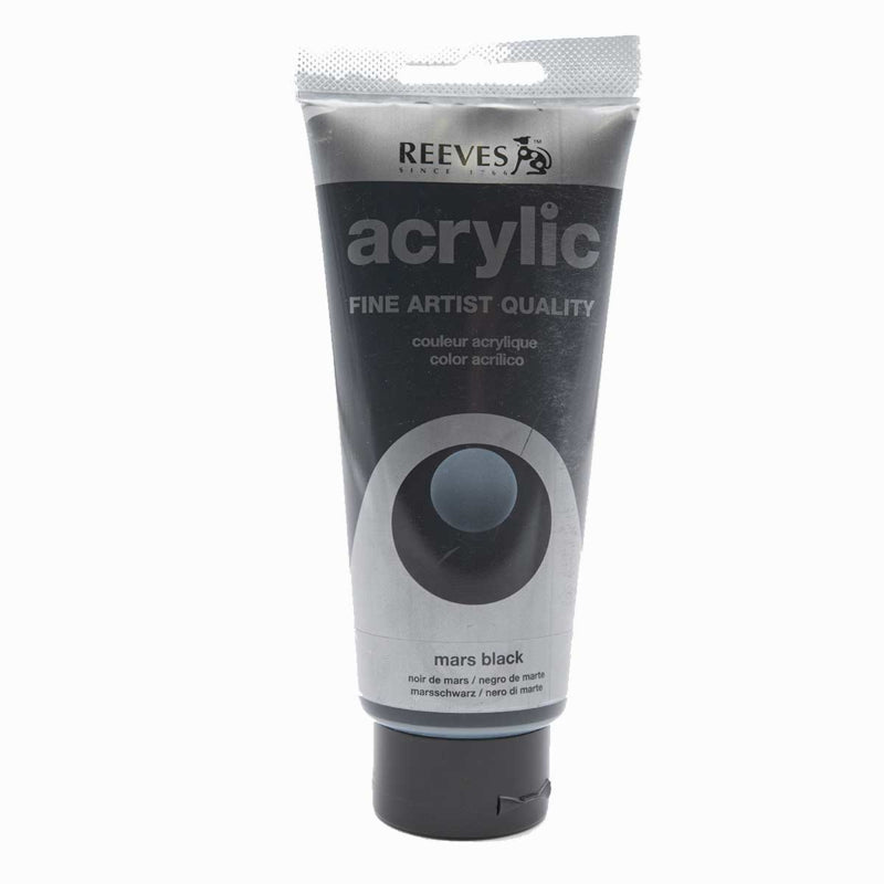 Акрилна боя Reeves - 200ml - Mars Black - Черен