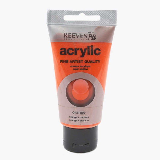 Reeves Acrylic Paint - 75ml - Orange - Оранжево