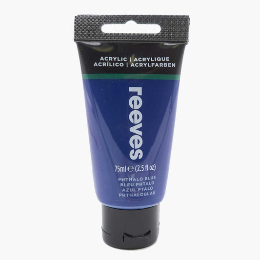 Reeves Acrylic Paint - 75ml - Phtalo Blue - Фтало синьо