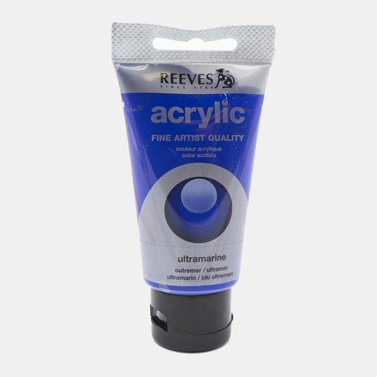 Reeves Acrylic Paint - 75ml - Ultramarine - Ултрамарин