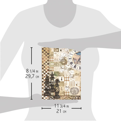 Piuma A4 Decoupage Paper - Reform Club - CBRP041