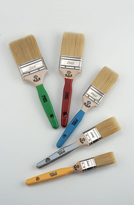 Flat Paint Brush - Synthetic Bristles - S75 Series