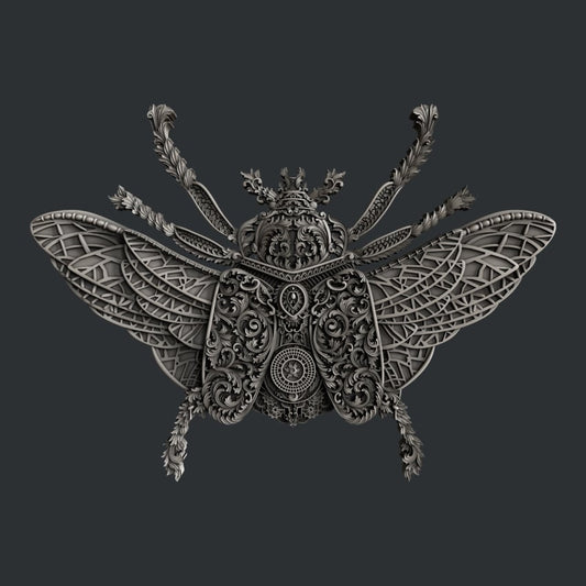 Zuri Steampunk Beetle 1 - 10,1 x 13,5 cm - 11,5 cm размах на крилата 