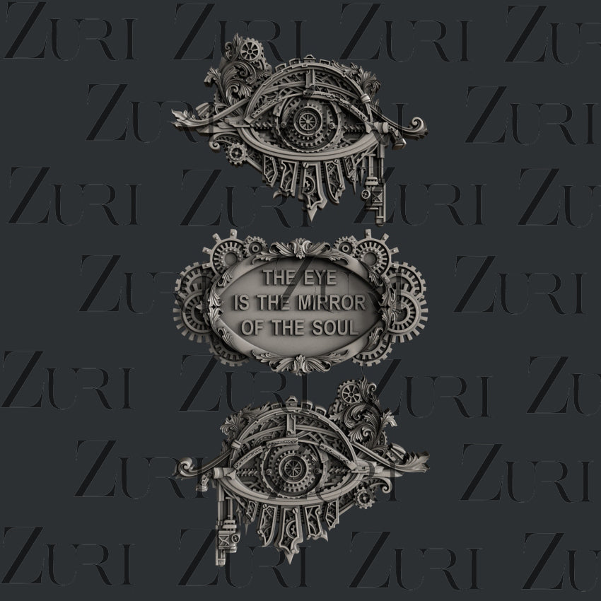 Zuri Steampunk Eyes - 9,57 x 17,78 x 0,71 cm 