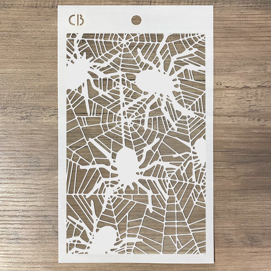 Ciao Bella MSB028 - Stencil - Spiders - 12.7 x 20.3cm