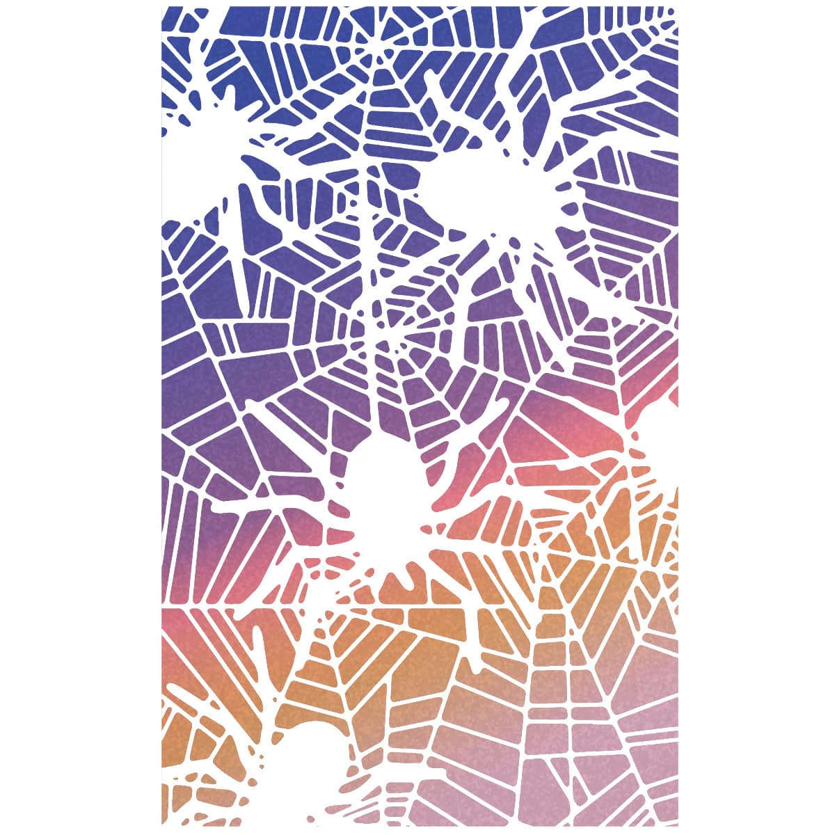 Ciao Bella MSB028 - Stencil - Spiders - 12.7 x 20.3cm