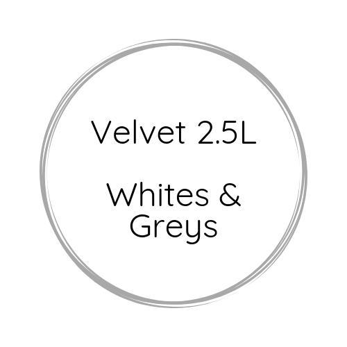 Autentico Velvet 2.5L Whites & Greys (Pre-Order)-Velvet-Autentico Paint Online