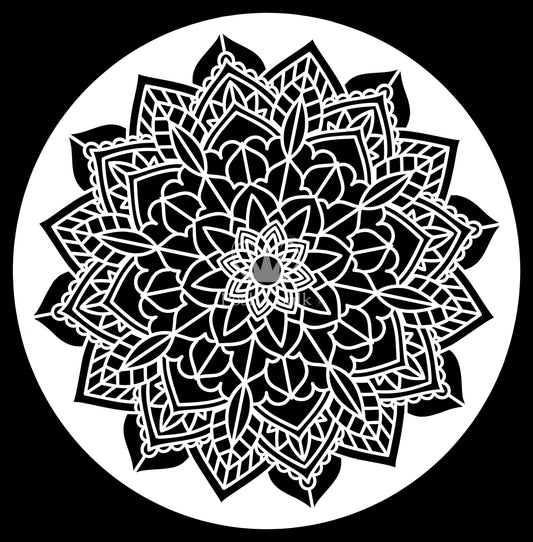 Posh Chalk Stencil - Wall Mandala - 80 x 80cm