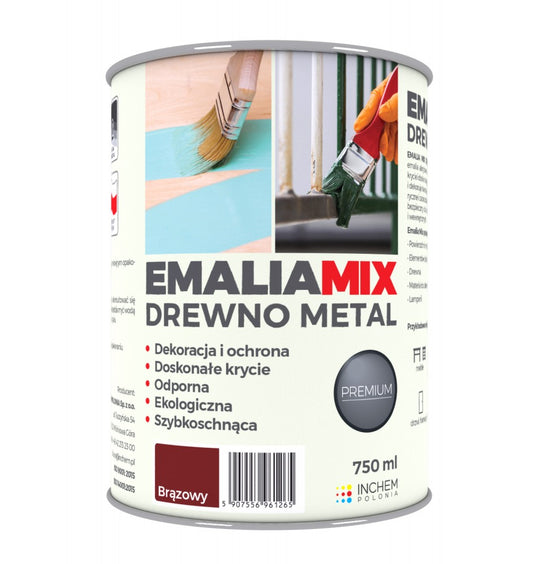 Drewno Metal - Боя за метал и дърво - Metal and Wood - кафяво /Brown