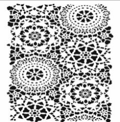 Posh Chalk Stencil - Posh Hippy Lace