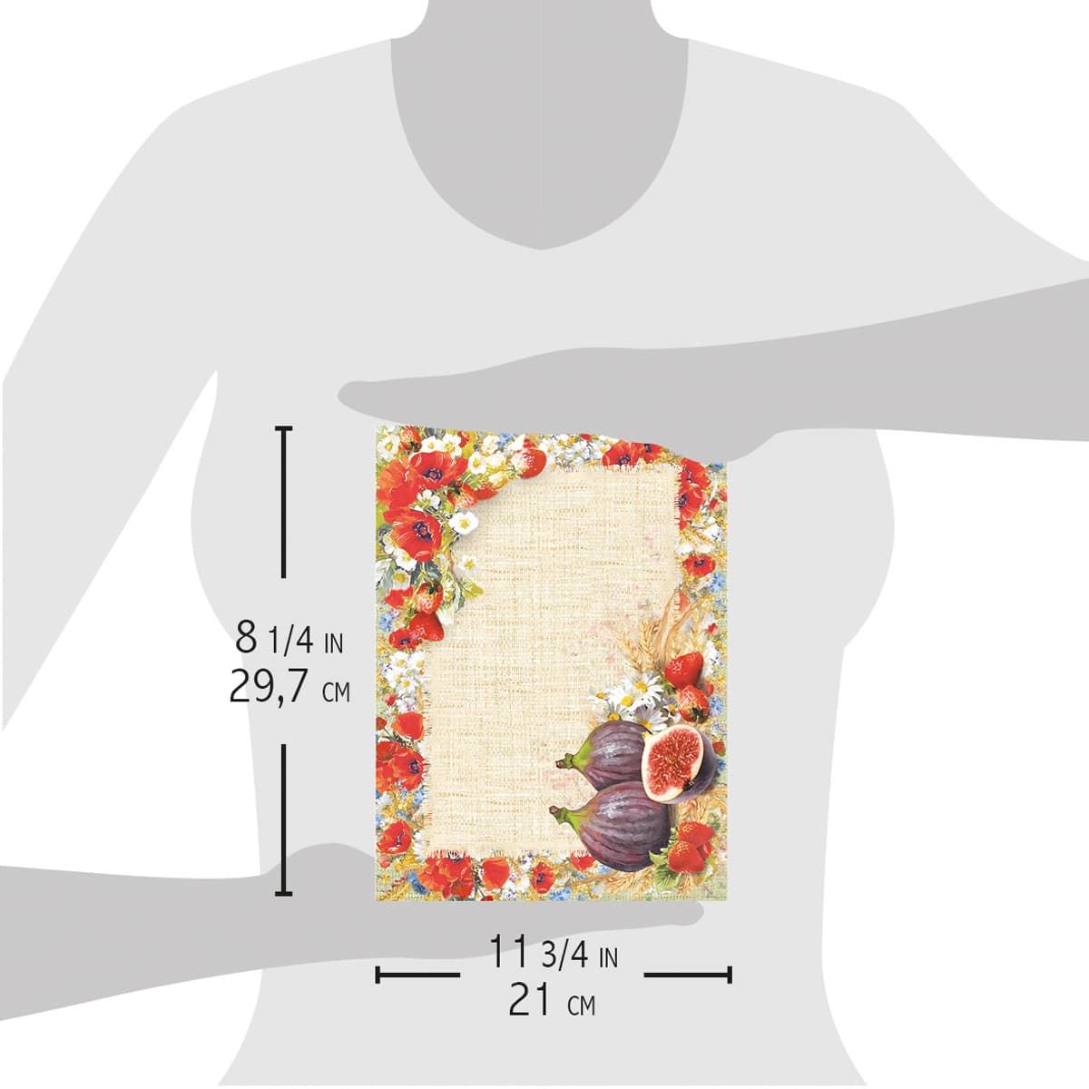 Piuma A4 Decoupage Paper - Sweet Countryside - CBRP098