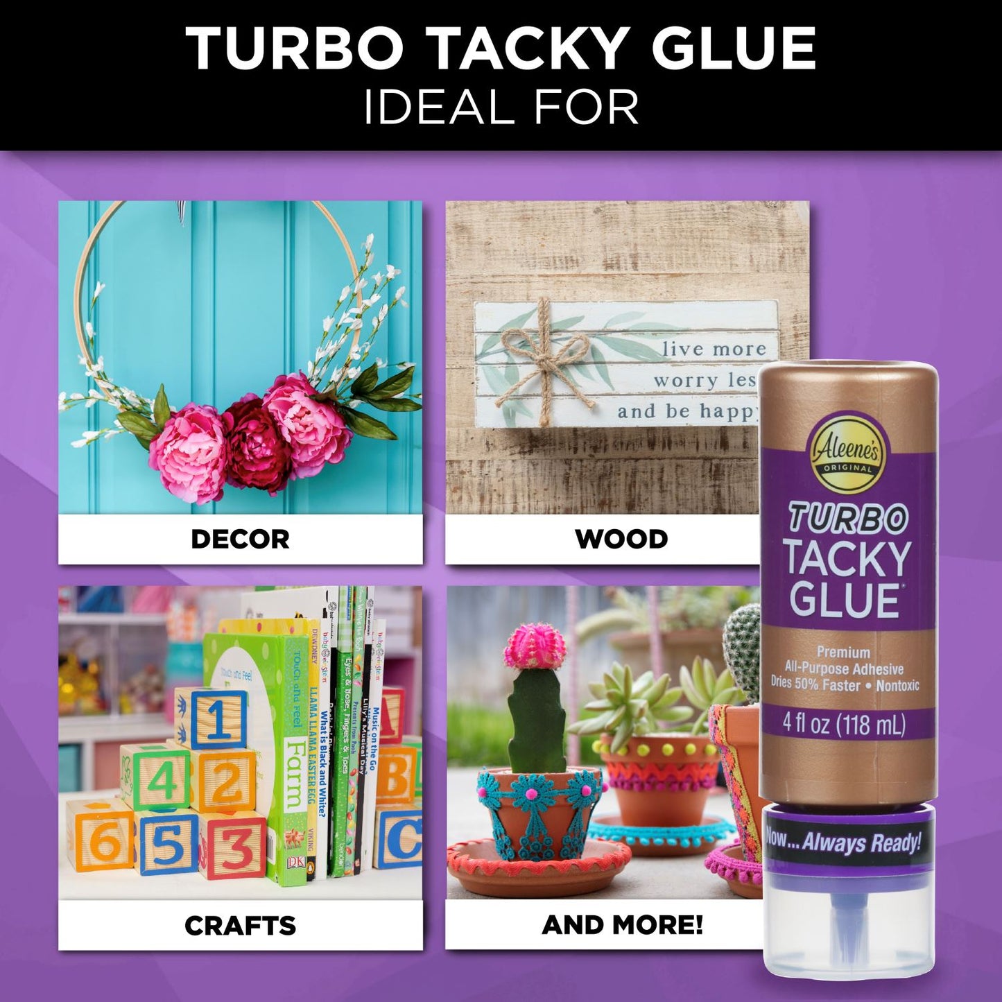 Always Ready Tacky Glue Turbo 118 ml (4oz.)